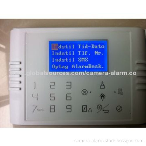 Intelligent PSTN Keypad GSM Alarm System, English/French/German/Spain/Italian/Dutch Menu Display